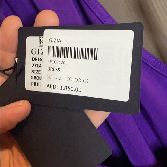 Purple mid-dress